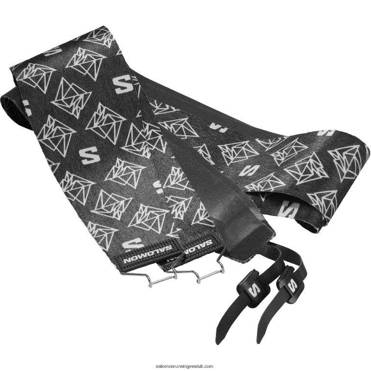 Men's Alpine Ski Accessory - Skins Qst Blank Salomon 68600496 Black/White